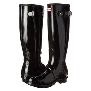 Hunter Tall Classic Gloss Black Waterproof Boots